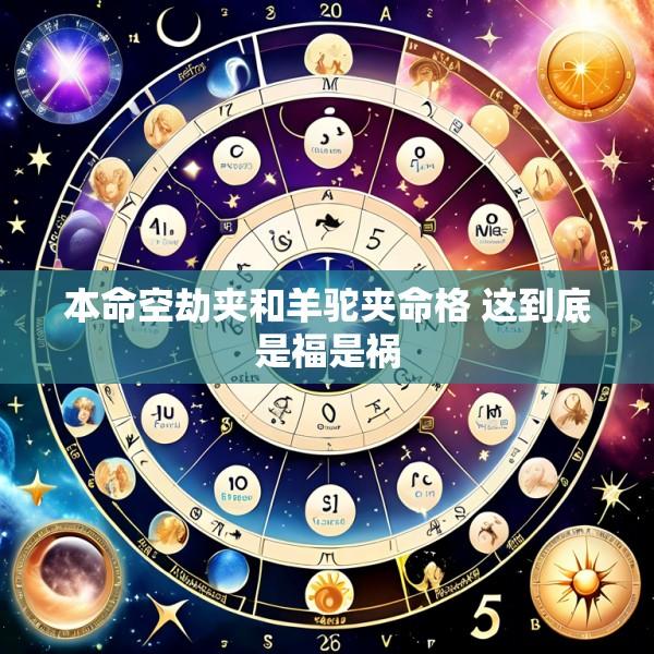 本命空劫夹和羊驼夹命格 这到底是福是祸