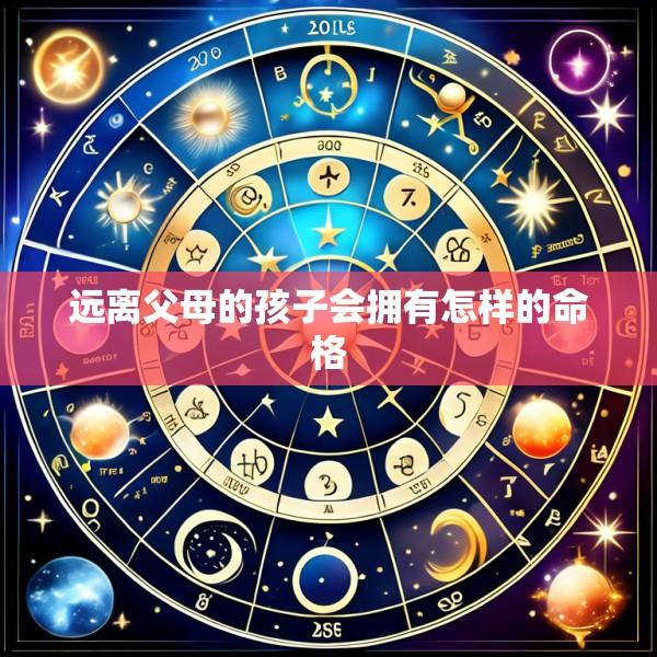 远离父母的孩子会拥有怎样的命格