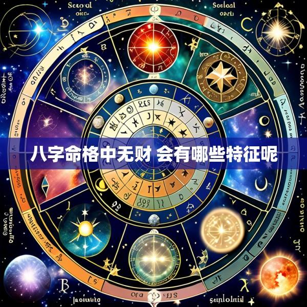 八字命格中无财 会有哪些特征呢