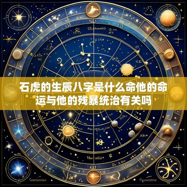 石虎的生辰八字是什么命他的命运与他的残暴统治有关吗