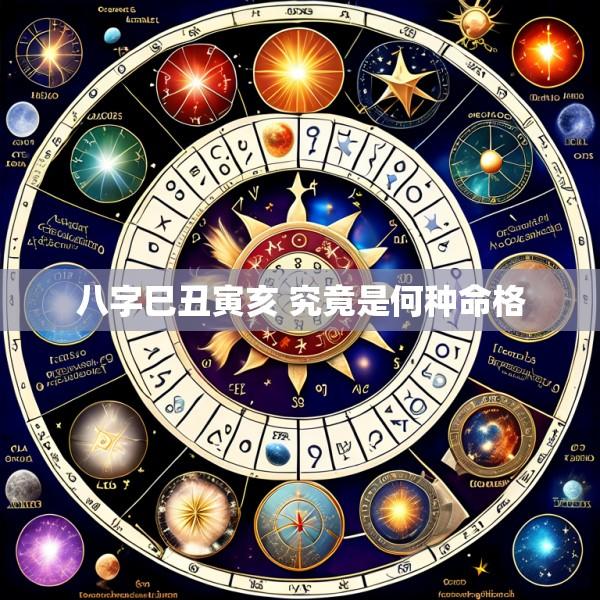 八字巳丑寅亥 究竟是何种命格
