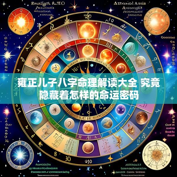 雍正儿子八字命理解读大全 究竟隐藏着怎样的命运密码
