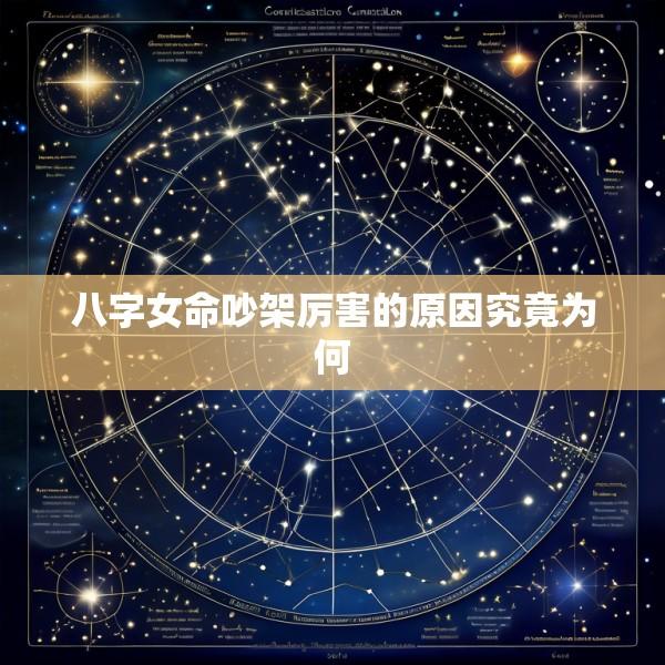 八字女命吵架厉害的原因究竟为何