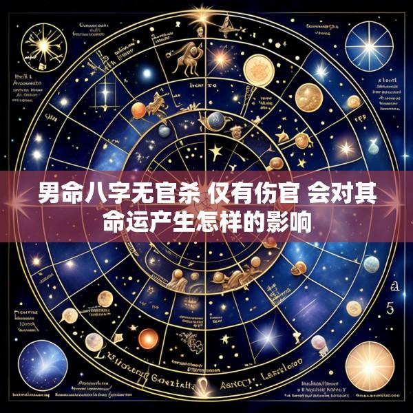 男命八字无官杀 仅有伤官 会对其命运产生怎样的影响