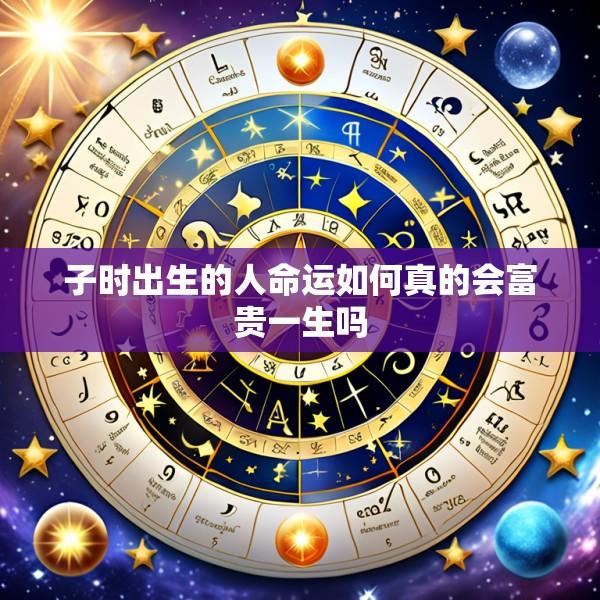 子时出生的人命运如何真的会富贵一生吗