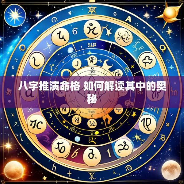 八字推演命格 如何解读其中的奥秘