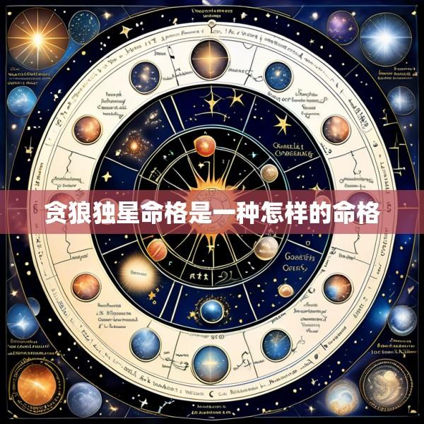 贪狼独星命格是一种怎样的命格
