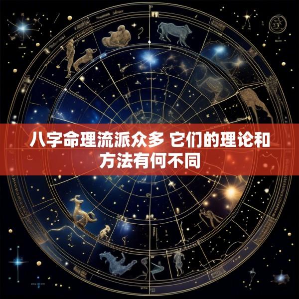 八字命理流派众多 它们的理论和方法有何不同