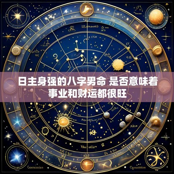 日主身强的八字男命 是否意味着事业和财运都很旺