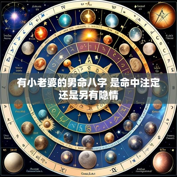 有小老婆的男命八字 是命中注定还是另有隐情