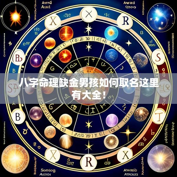 八字命理缺金男孩如何取名这里有大全！
