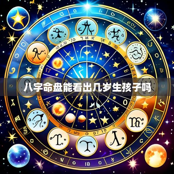 八字命盘能看出几岁生孩子吗