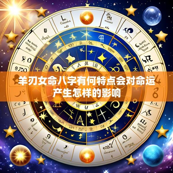 羊刃女命八字有何特点会对命运产生怎样的影响