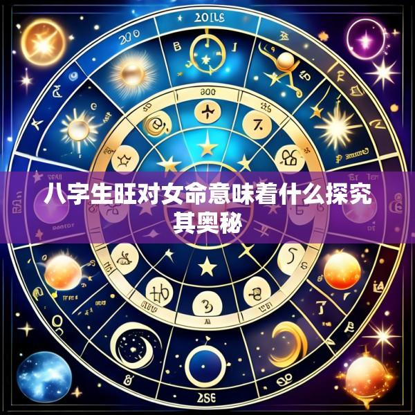 八字生旺对女命意味着什么探究其奥秘
