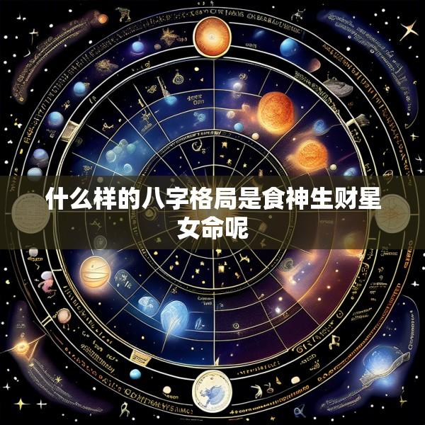 什么样的八字格局是食神生财星女命呢