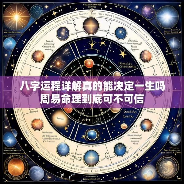 八字运程详解真的能决定一生吗周易命理到底可不可信