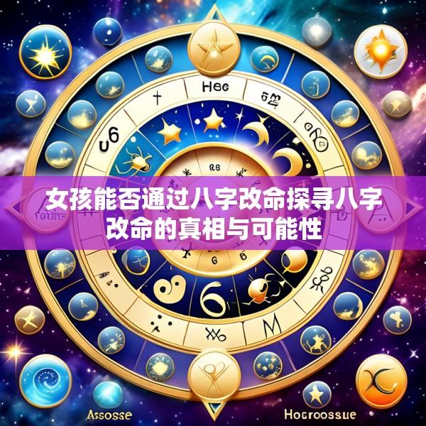 女孩能否通过八字改命探寻八字改命的真相与可能性