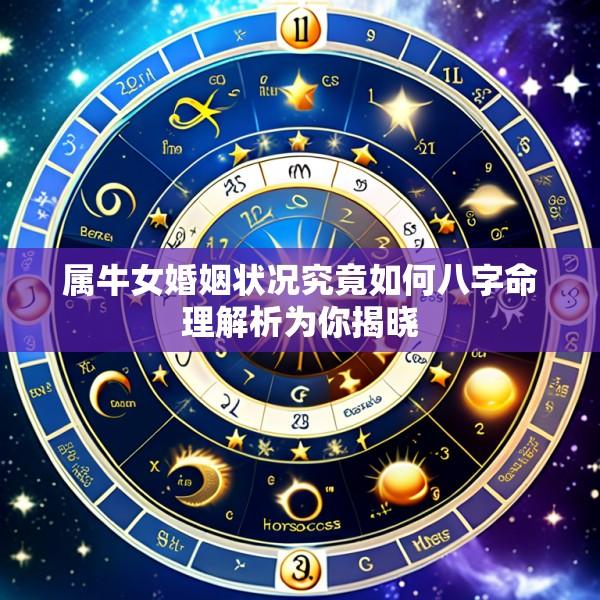 属牛女婚姻状况究竟如何八字命理解析为你揭晓