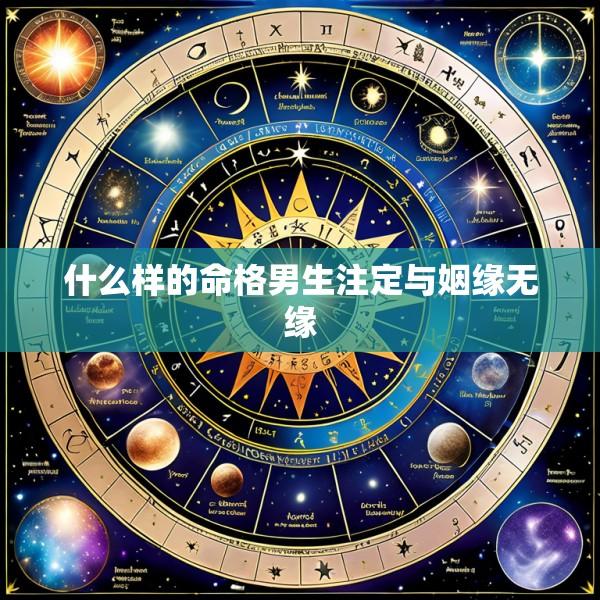 什么样的命格男生注定与姻缘无缘