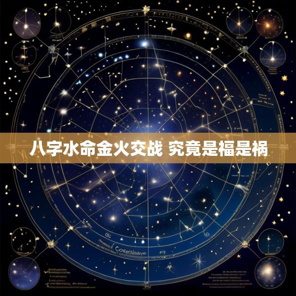 八字水命金火交战 究竟是福是祸