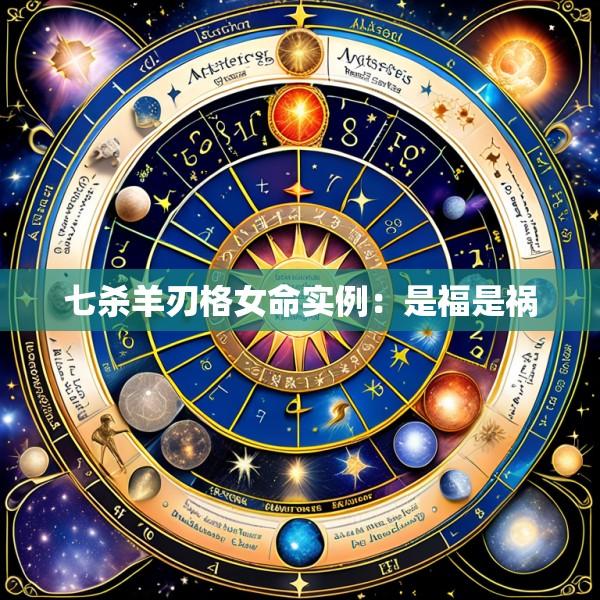 七杀羊刃格女命实例：是福是祸