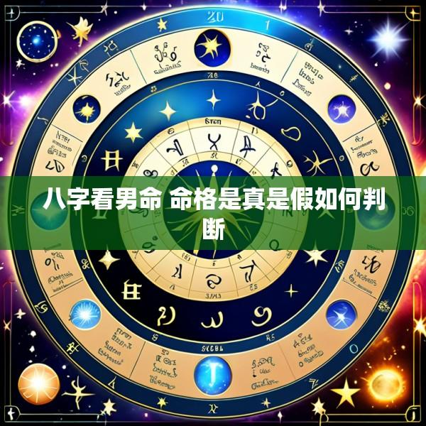 八字看男命 命格是真是假如何判断