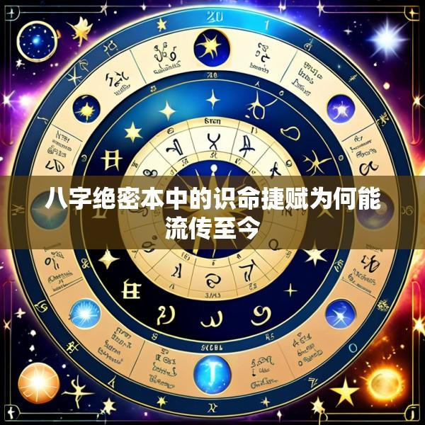 八字绝密本中的识命捷赋为何能流传至今