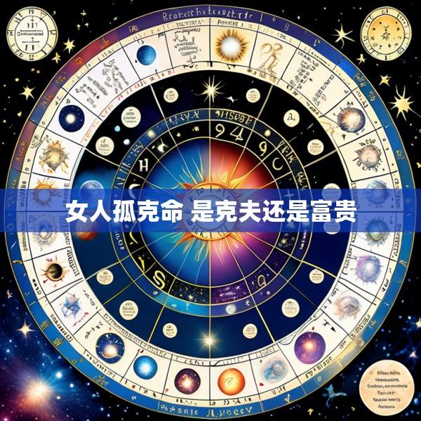 女人孤克命 是克夫还是富贵