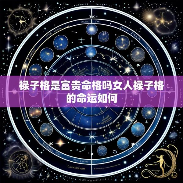 禄子格是富贵命格吗女人禄子格的命运如何