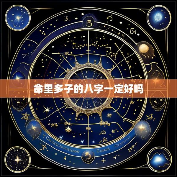命里多子的八字一定好吗