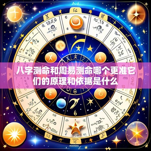 八字测命和周易测命哪个更准它们的原理和依据是什么