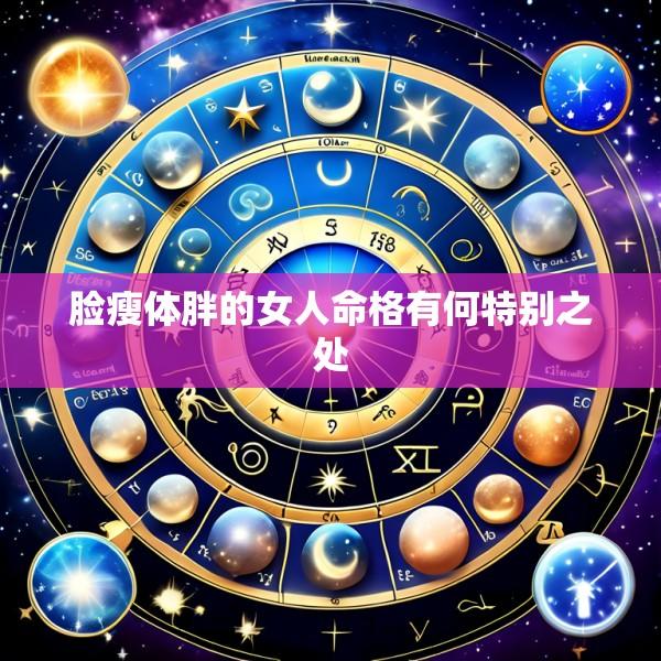 脸瘦体胖的女人命格有何特别之处