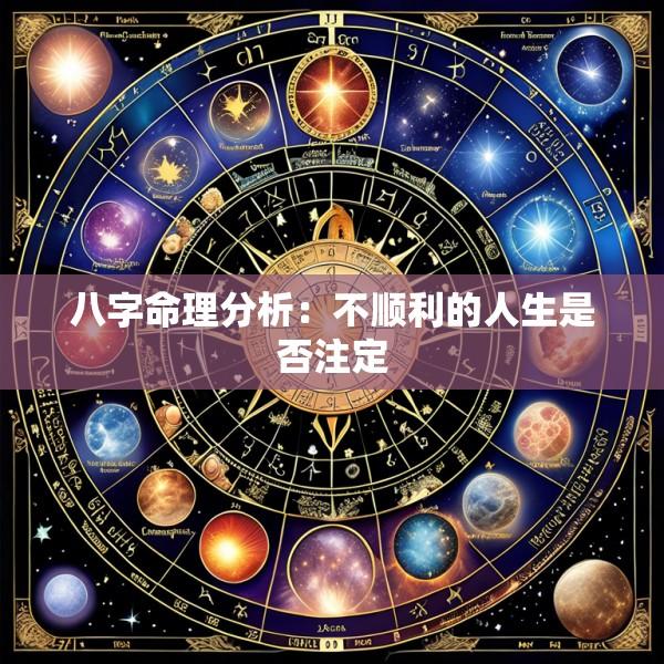 八字命理分析：不顺利的人生是否注定