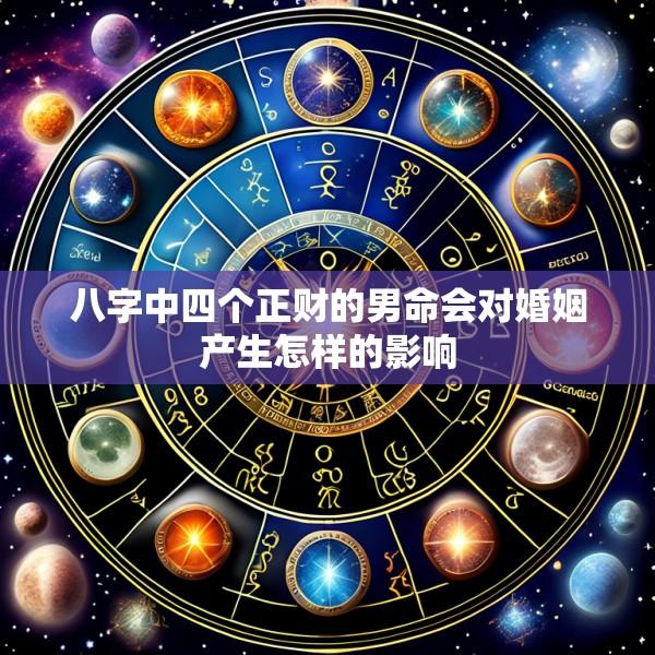 八字中四个正财的男命会对婚姻产生怎样的影响