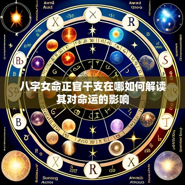 八字女命正官干支在哪如何解读其对命运的影响