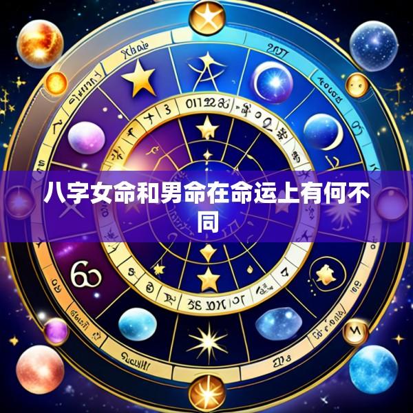 八字女命和男命在命运上有何不同