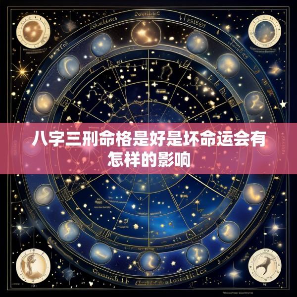 八字三刑命格是好是坏命运会有怎样的影响