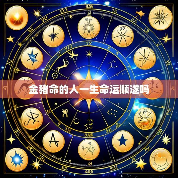 金猪命的人一生命运顺遂吗