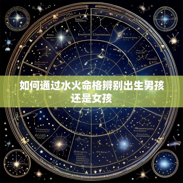 如何通过水火命格辨别出生男孩还是女孩