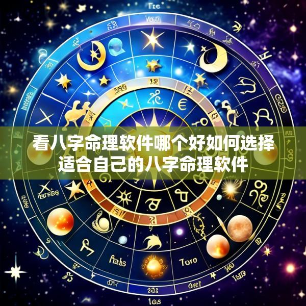 看八字命理软件哪个好如何选择适合自己的八字命理软件