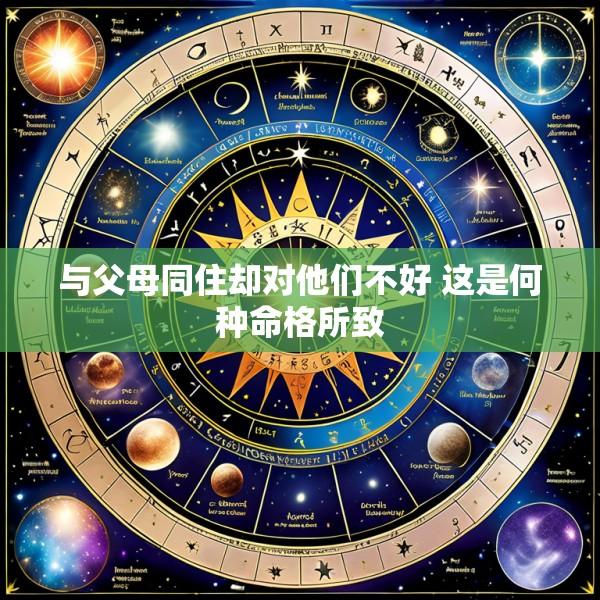 与父母同住却对他们不好 这是何种命格所致