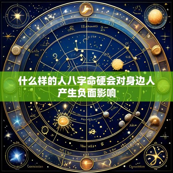 什么样的人八字命硬会对身边人产生负面影响