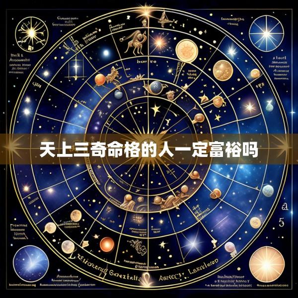 天上三奇命格的人一定富裕吗
