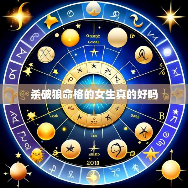 杀破狼命格的女生真的好吗