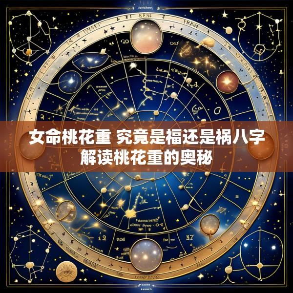 女命桃花重 究竟是福还是祸八字解读桃花重的奥秘