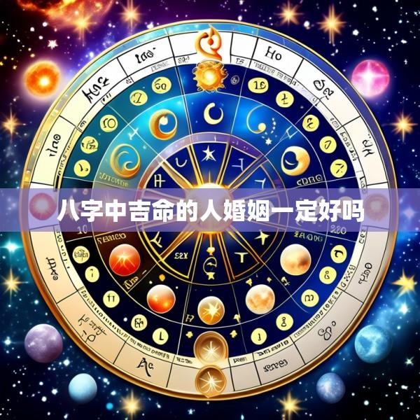 八字中吉命的人婚姻一定好吗