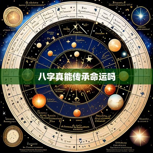 八字真能传承命运吗