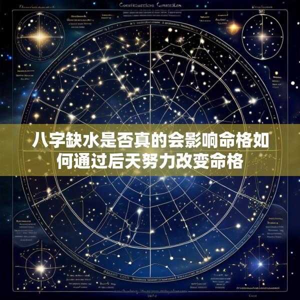 八字缺水是否真的会影响命格如何通过后天努力改变命格