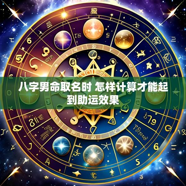 八字男命取名时 怎样计算才能起到助运效果