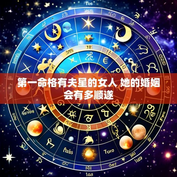 第一命格有夫星的女人 她的婚姻会有多顺遂